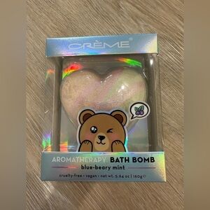 NEW The Creme Shop Heart-Shaped Bath Bomb - Blue-Beary Mint